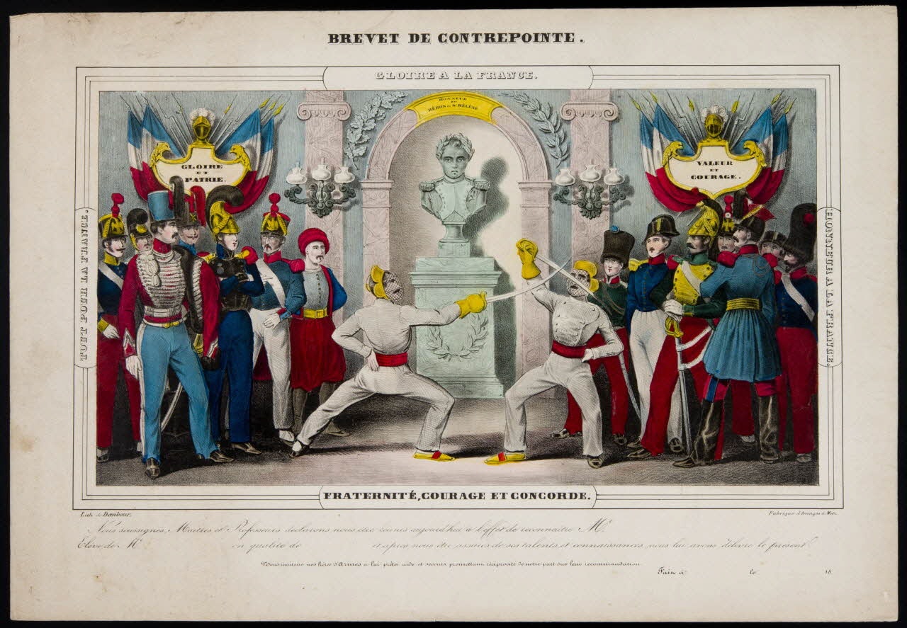 Adrien N. Dembour brevet BREVET DE CONTREPOINTE. Metz 1840-1852 1947.22.33 Photo