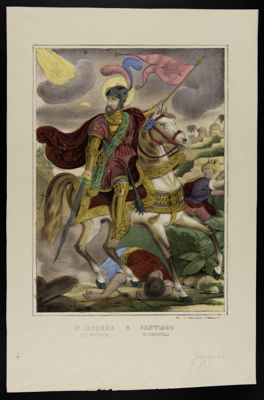 estampe St JACQUES  DE COMPOSTELLE 1947.22.46 Photo