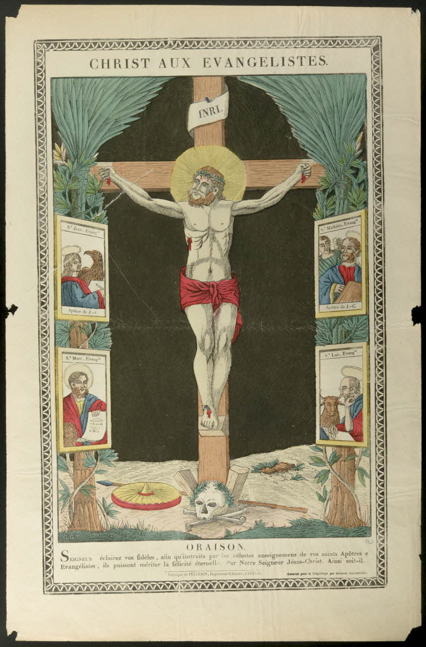 estampe CHRIST AUX EVANGELISTES. 1947.22.81 Photo