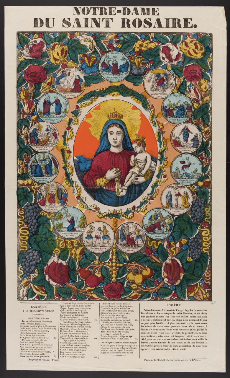 estampe NOTRE-DAME  DU SAINT ROSAIRE. 1947.22.95 Photo
