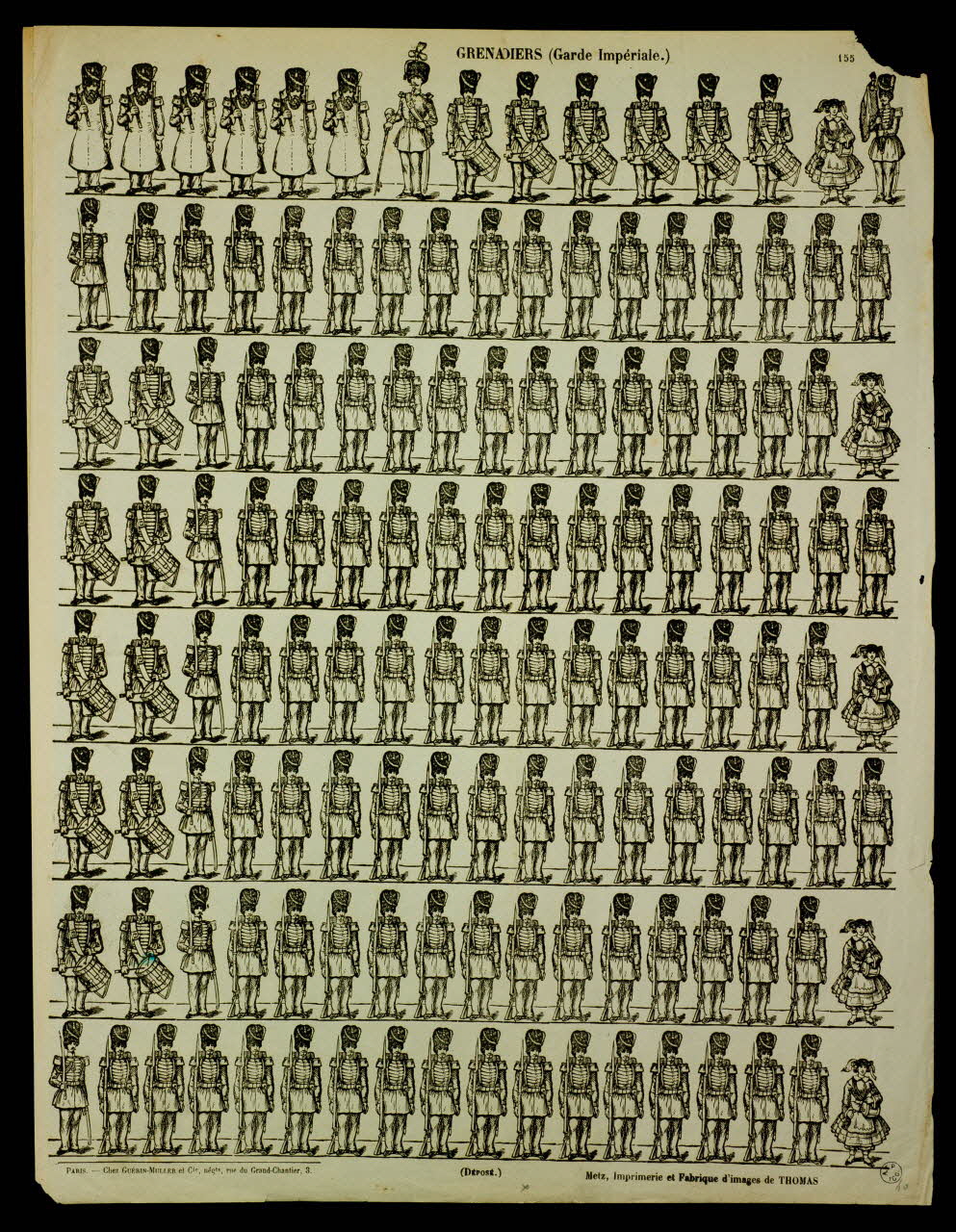 estampe GRENADIERS (Garde impériale.) 1947.31.40 Photo