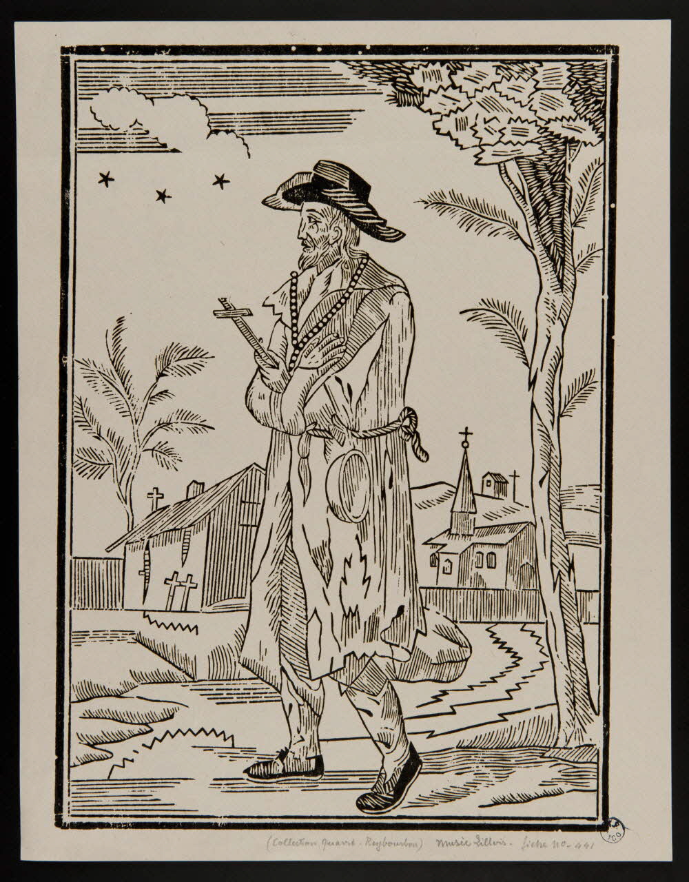 estampe Le Bienheureux Benoît Labre 1947.38.5 Photo