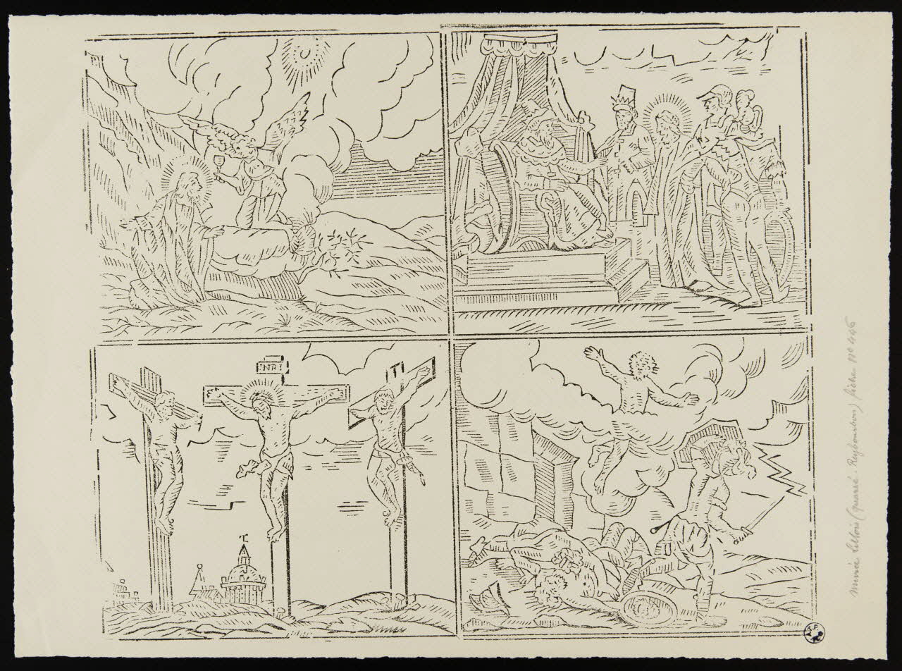 suite de scènes (2x2) Scènes de la vie de Jésus 1947.38.7 Photo