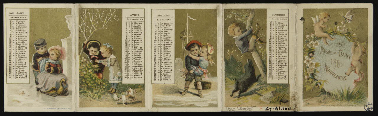 estampe MUSEE DE CLUNY  1881 1947.41.100 Photo