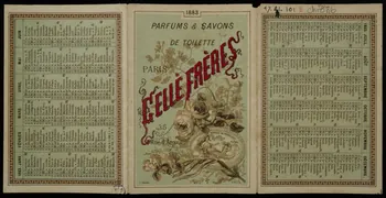 estampe Calendrier 1883 1947.41.101 Photo