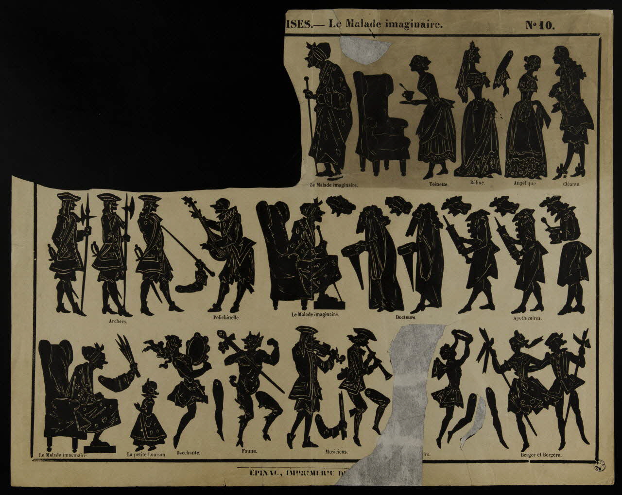 estampe Le Malade imaginaire. 1947.41.96 Photo