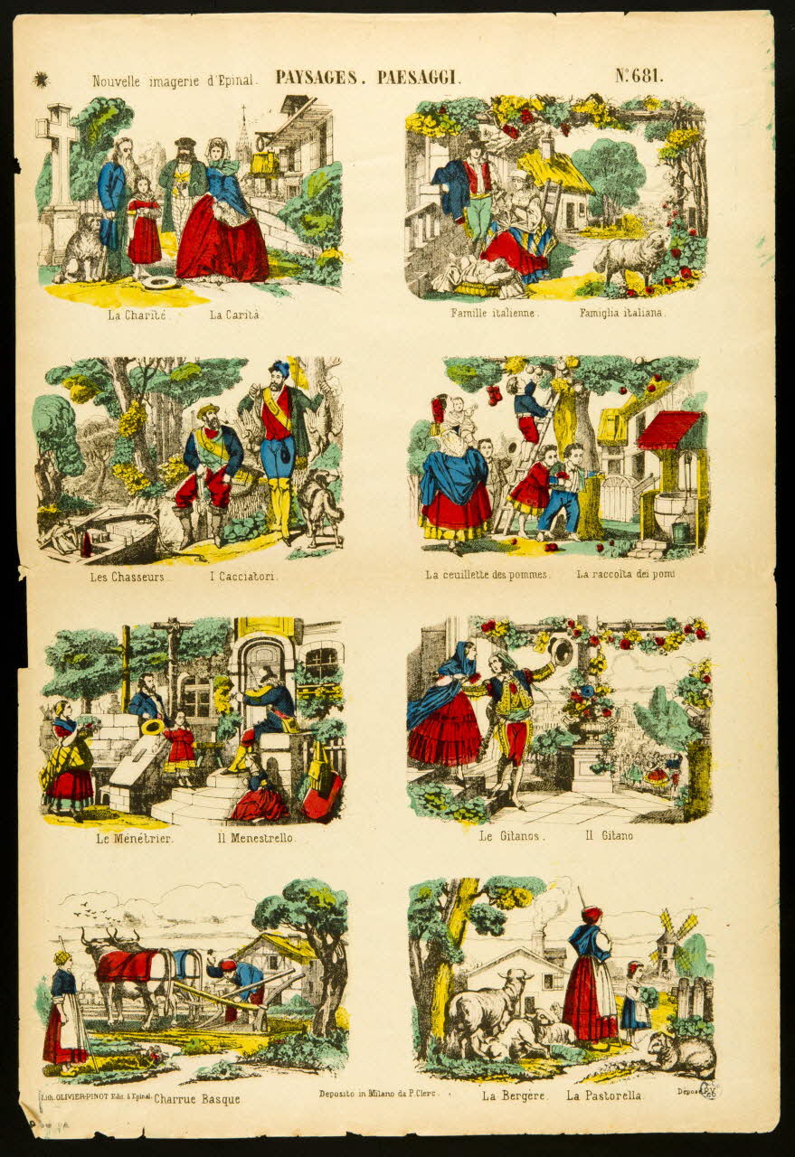 estampe PAYSAGES.  PAESAGGI. 1947.64.10 Photo