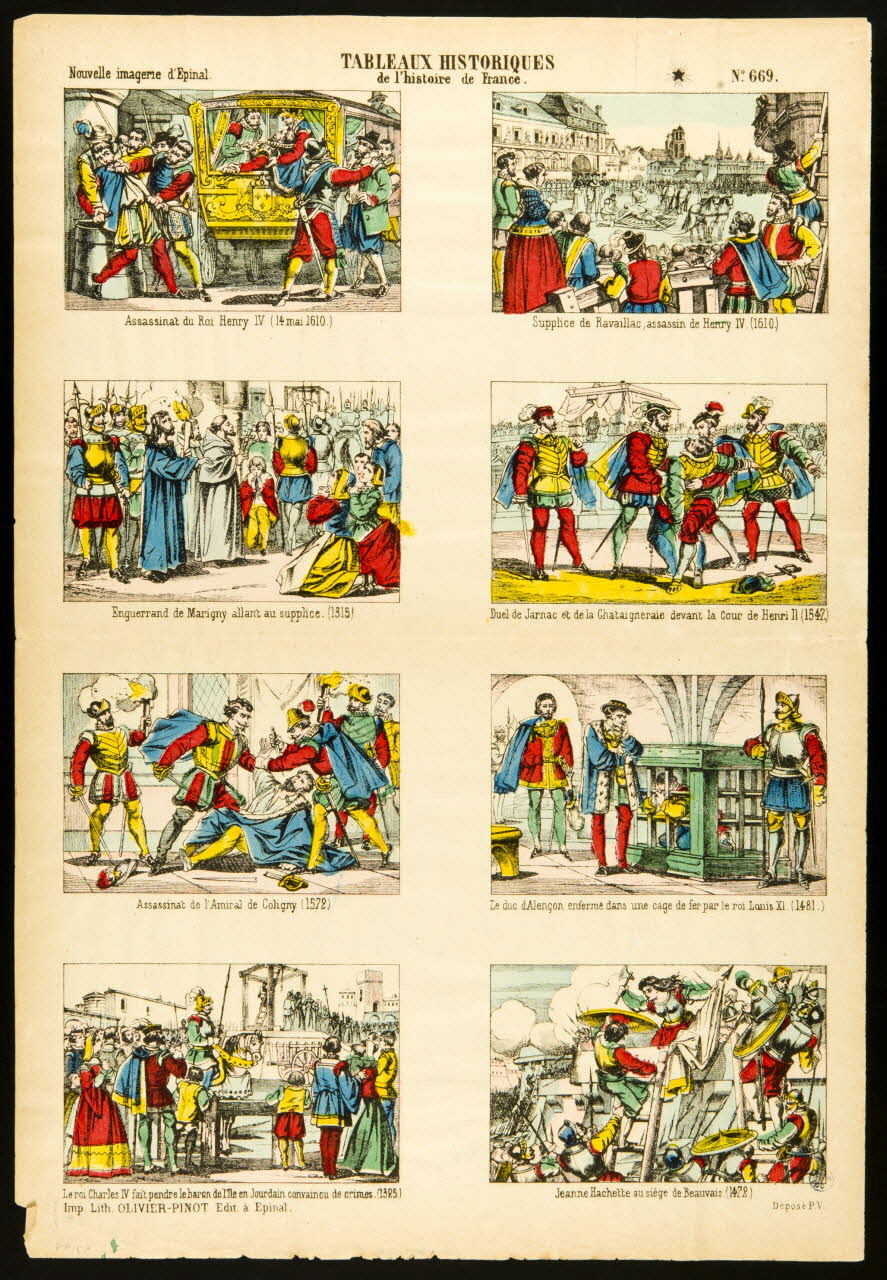 estampe TABLEAUX HISTORIQUES  de l'histoire de France. 1947.64.11 Photo