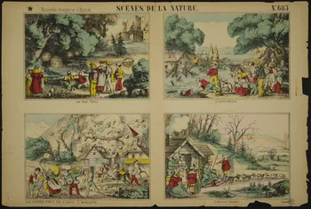 estampe SCENES DE LA NATURE. 1947.64.36  Photo