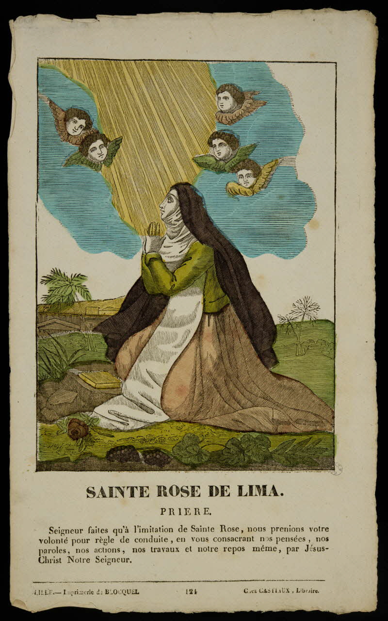 estampe SAINTE ROSA DE LIMA. 1948.18.121 Photo