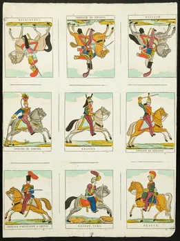 imagerie ancienne Planche de militaires 1948.18.22 Photo