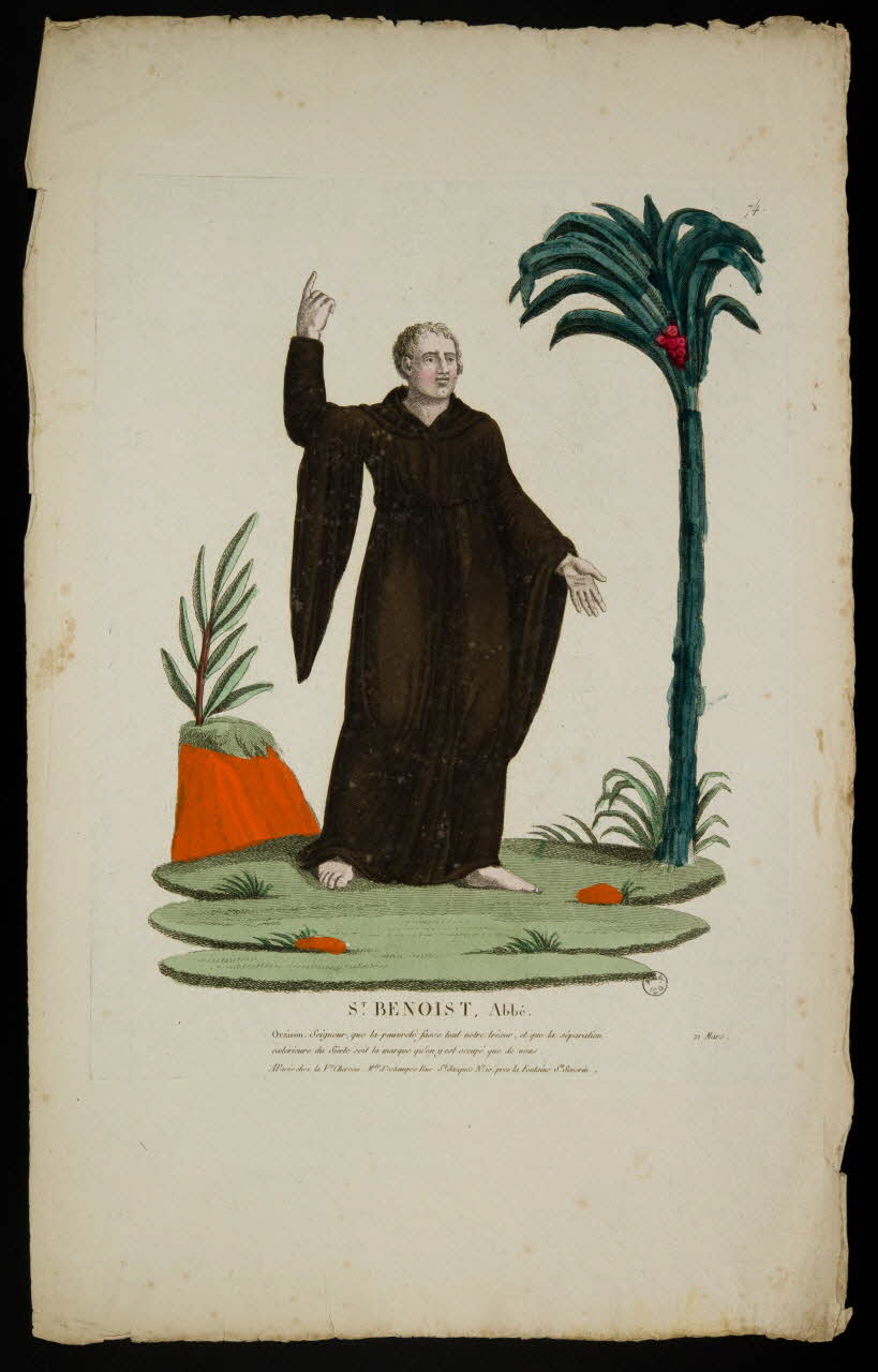 estampe ST. BENOIST. 1948.18.34 Photo