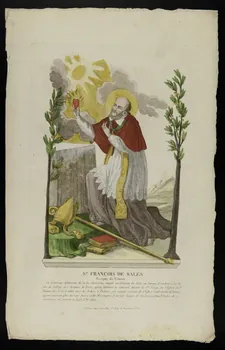 Jean Jean-Baptiste imagerie ancienne ST. FRANCOIS DE SALES  Evêque de Genève. Paris 1797-1821 1948.18.36 Photo