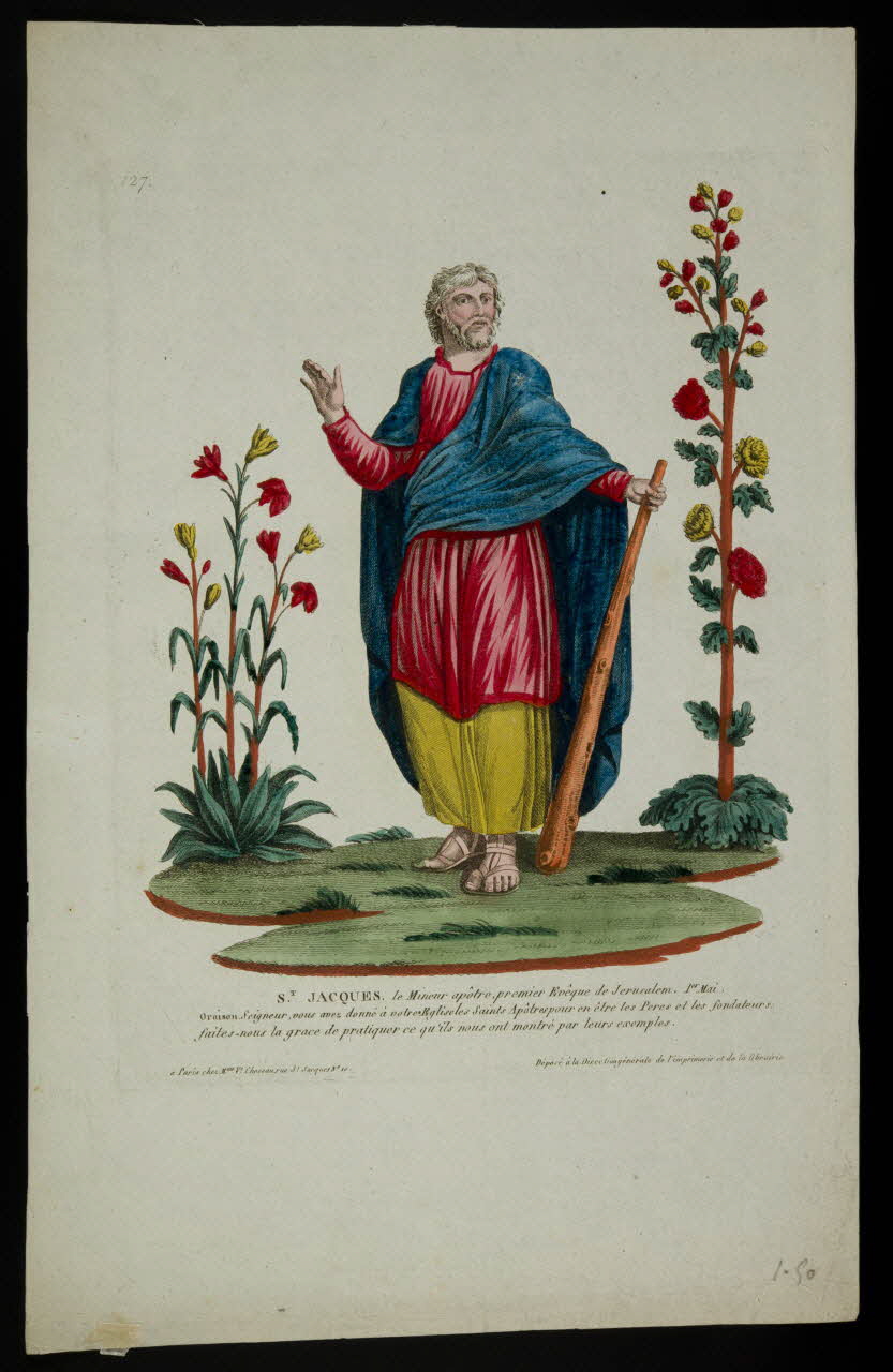 Chéreau Veuve imagerie ancienne ST. JACQUES. Paris 1810-1819 1948.18.37 Photo