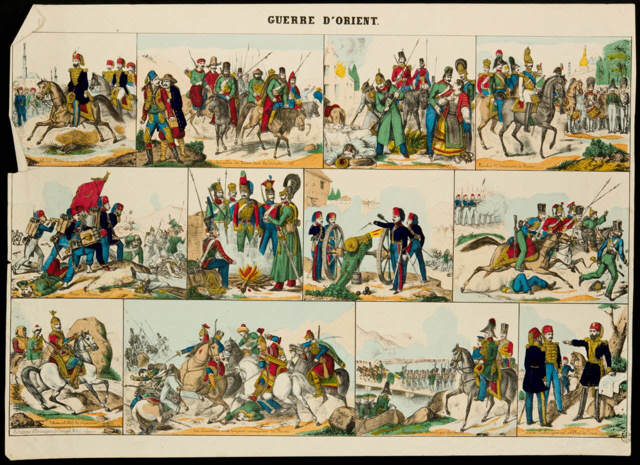 Charles Nicolas Gangel estampe GUERRE D'ORIENT. Metz 1852-1858 1948.26.4 Photo