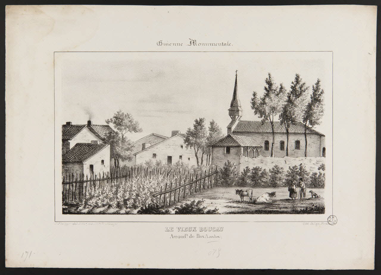 estampe LE VIEUX BOUCAU 1949.29.2 Photo