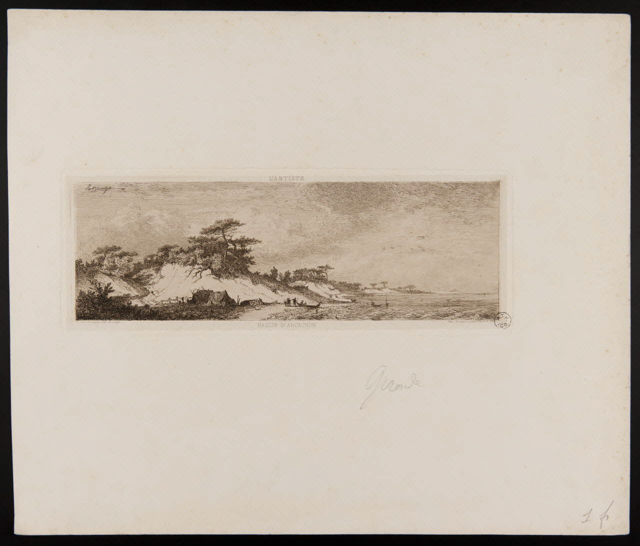 estampe BASSIN D'ARCACHON 1949.29.9 Photo