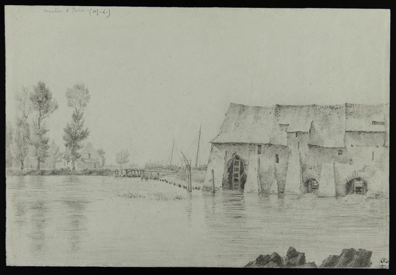 dessin moulin d'Ivre (M-L.) 1949.31.10 Photo