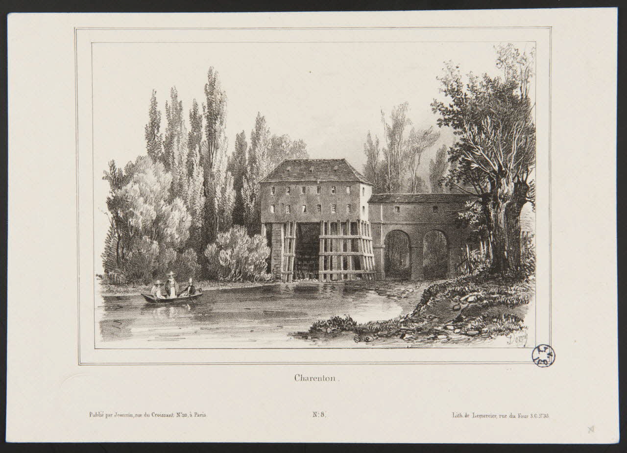 Isidore Laurent Deroy ; Henri J. Jeannin estampe Charenton. Paris 1886 1949.31.107 Photo