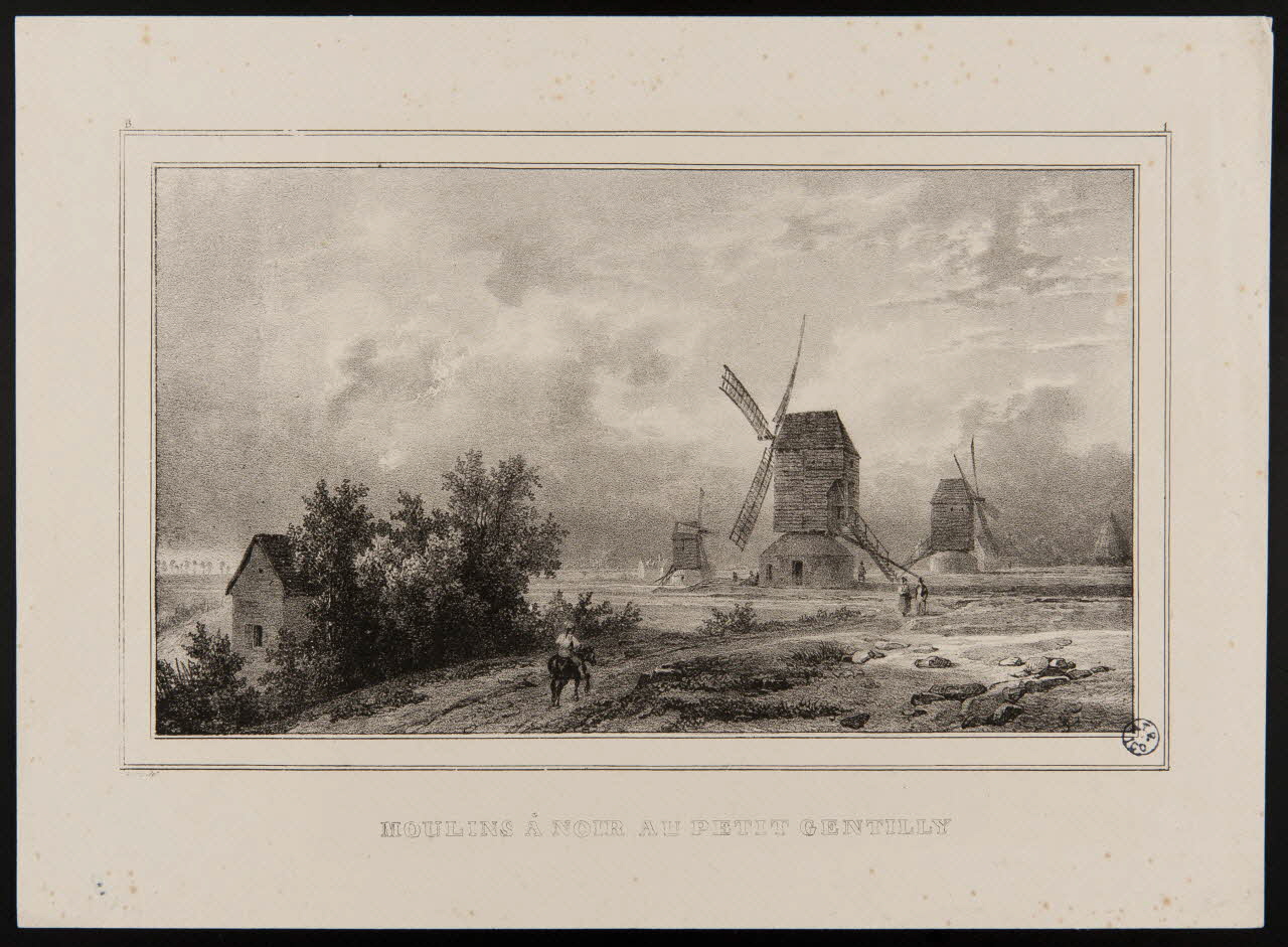estampe MOULIN A NOIR AU PETIT GENTILLY 1949.31.109 Photo