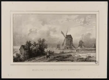 estampe MOULIN A NOIR AU PETIT GENTILLY 1949.31.109 Photo