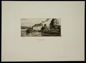 Cadart et Luce estampe LE MOULIN DE CHARENTON Paris 1868-1871 1949.31.116  Photo