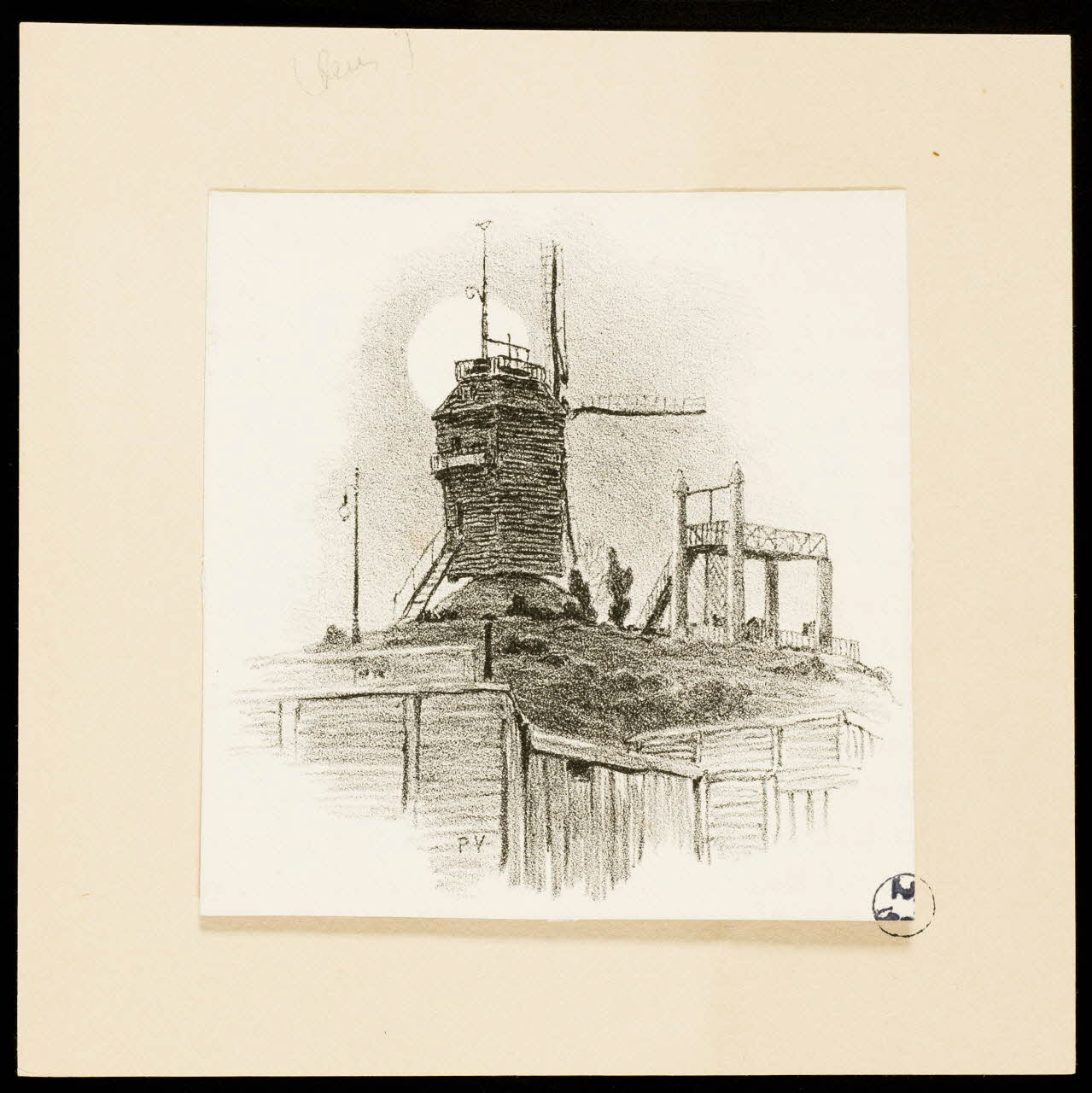 estampe Moulin à vent 1949.31.138  Photo