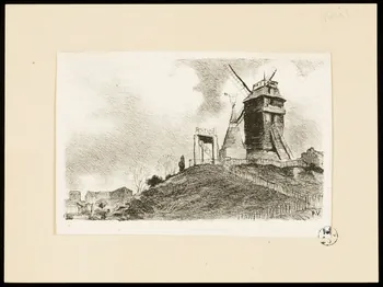 estampe Moulin à vent 1949.31.139  Photo