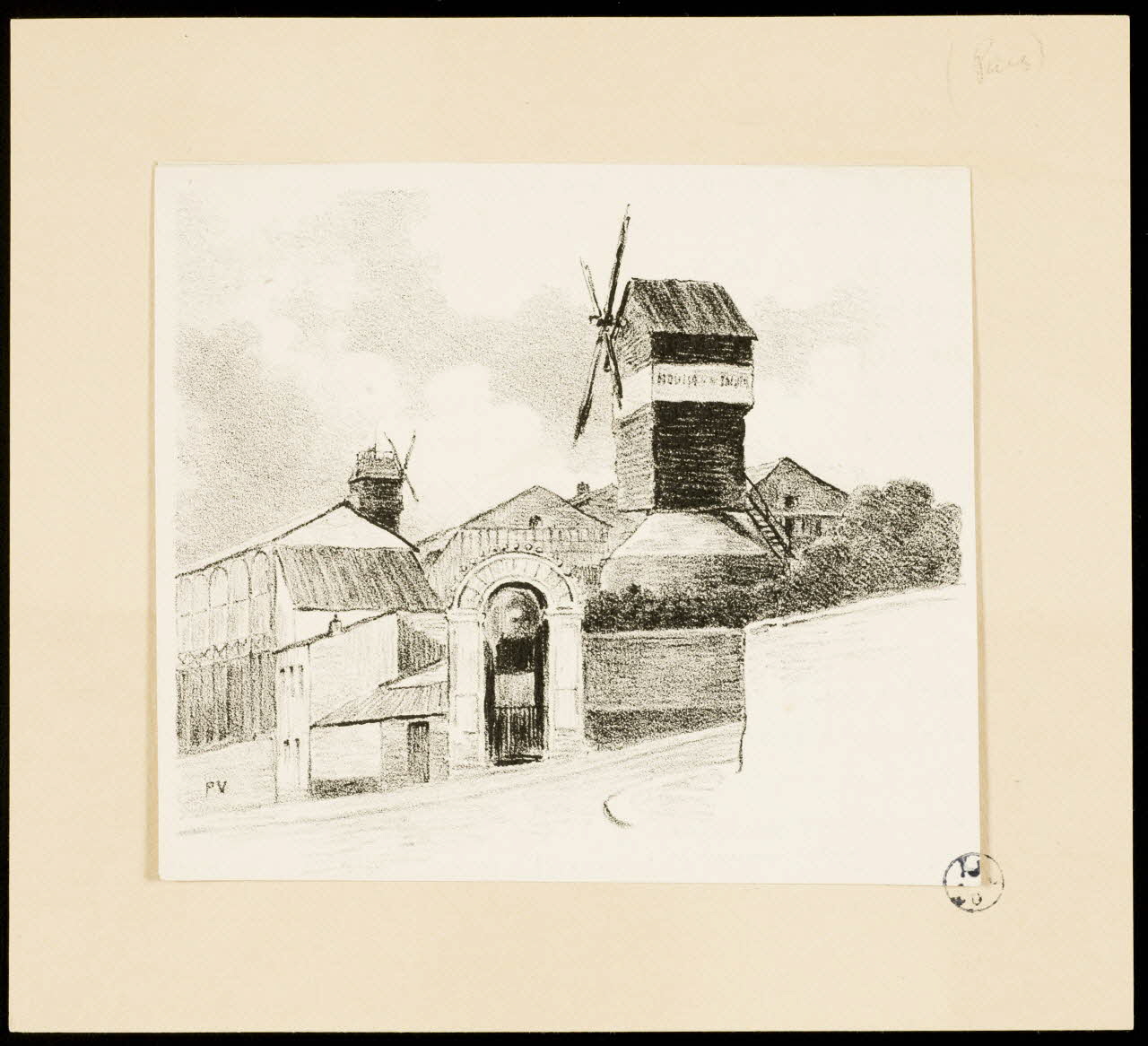 estampe Le moulin de la Galette 1949.31.140 Photo