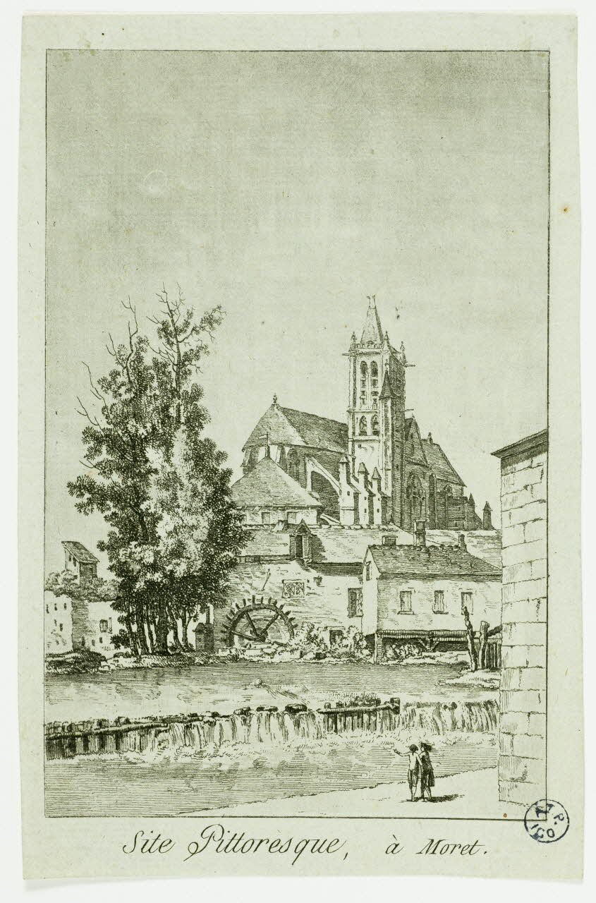 estampe Site Pittoresque, à Moret. 1949.31.149 Photo