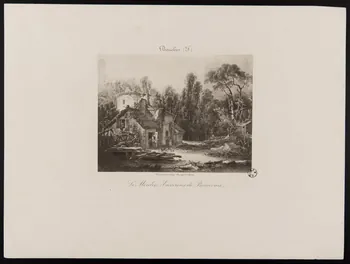 estampe Le Moulin (Environs de Beauvais.) 1949.31.169 Photo