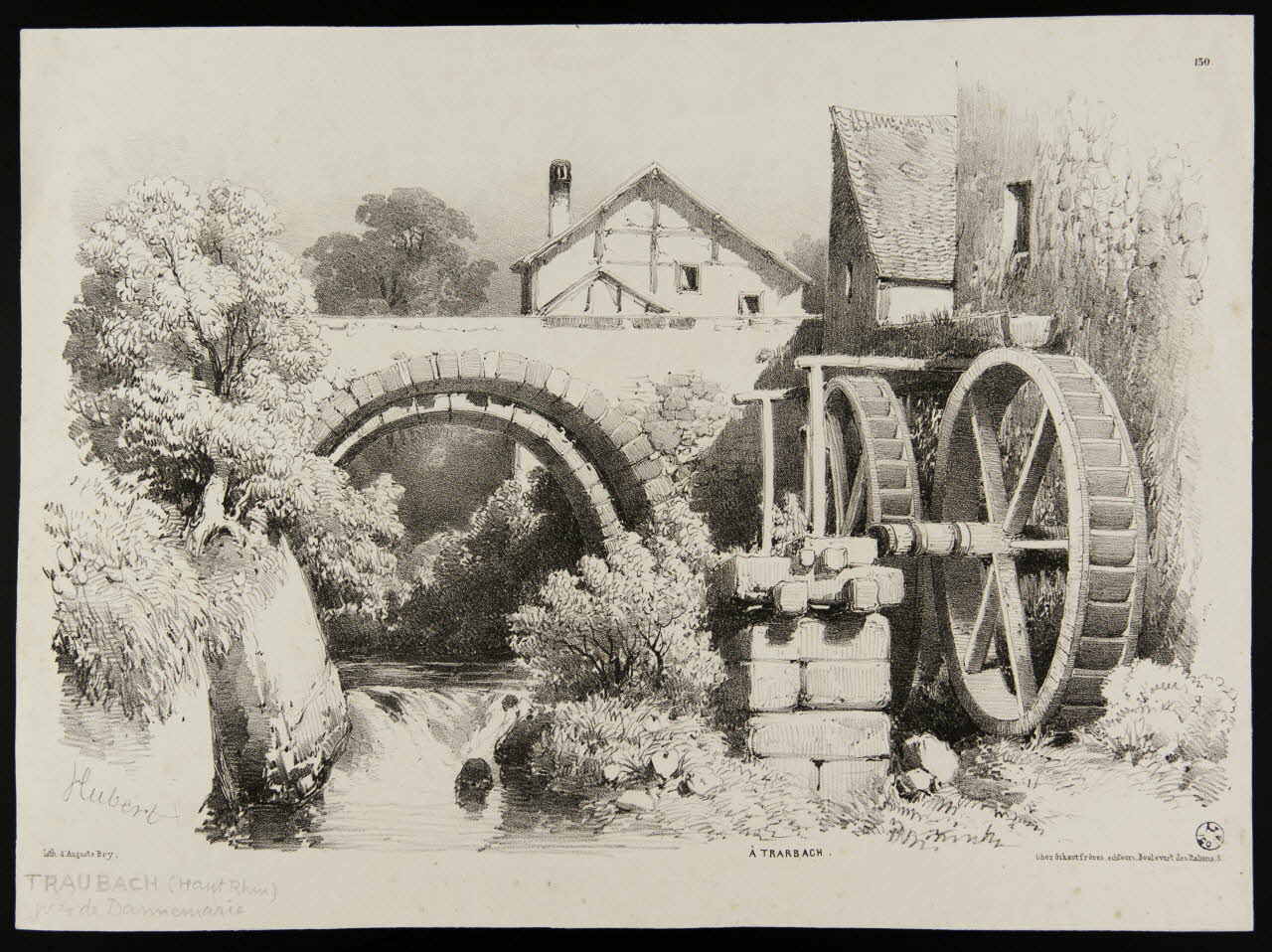 Hubert ; Auguste Bry ; Gihaut frères (imprimeur, libraire, estampe A TRARBACH 1835 1949.31.175 Photo