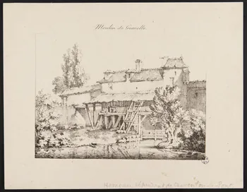estampe Moulin de Gravelle. 1949.31.178 Photo