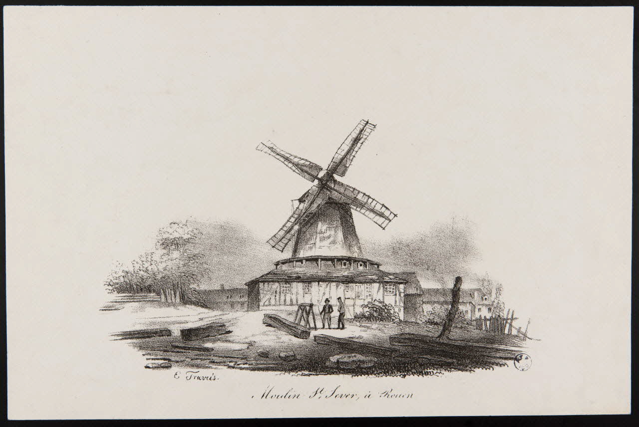 estampe Moulin St.Sever, à Rouen 1949.31.182 Photo