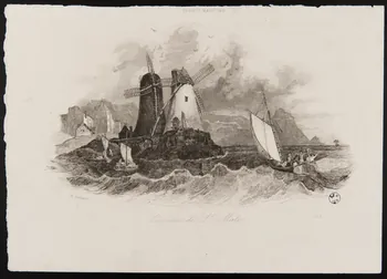 Ruhierre François Théodore estampe Environs de St Malo 1884 1949.31.187  Photo