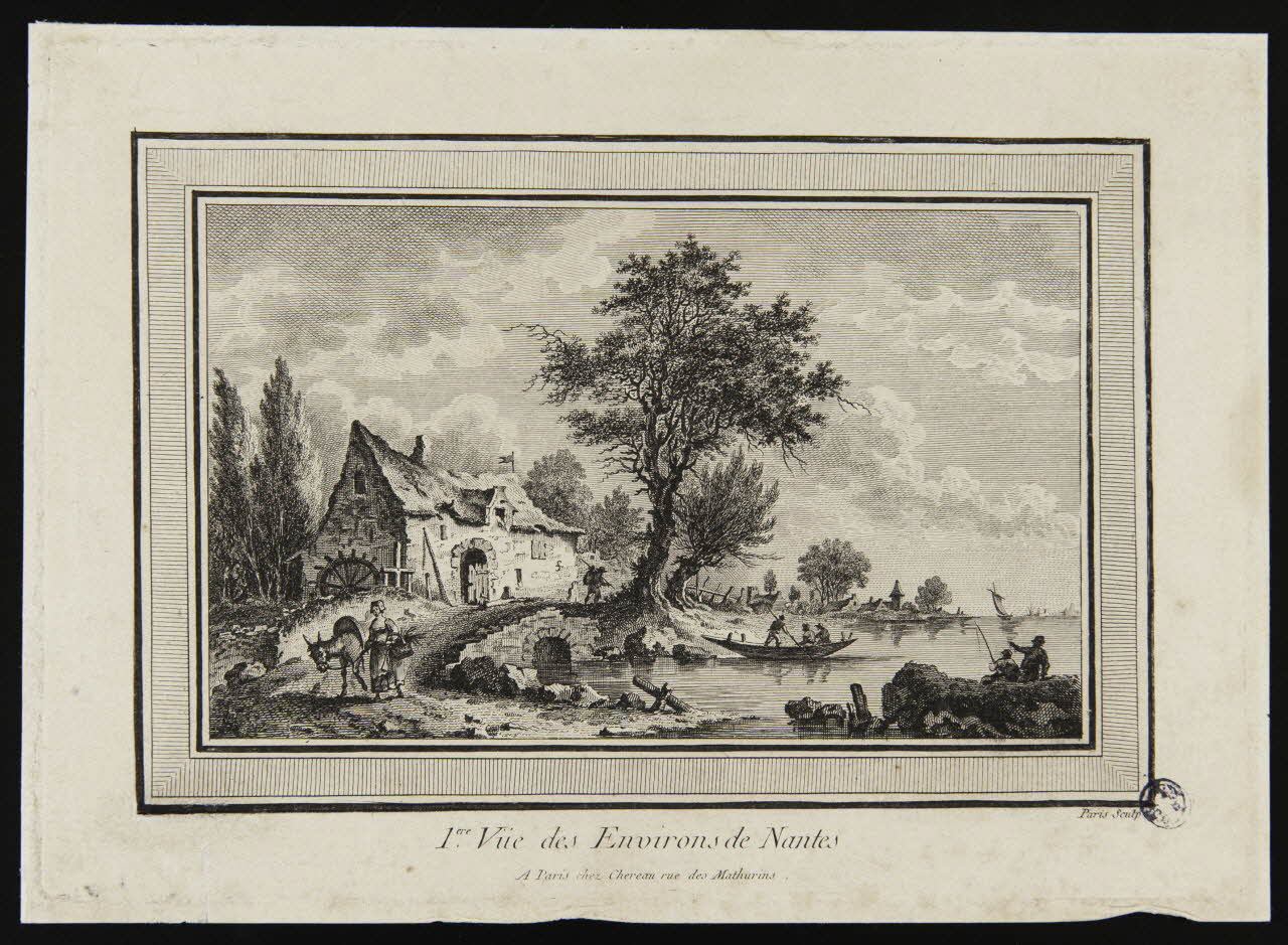 estampe 1ère Vue des Environs de Nantes 1949.31.189 Photo
