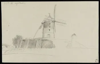 Michon H. dessin Moulin à Argenteuil 1842 1949.31.19 Photo