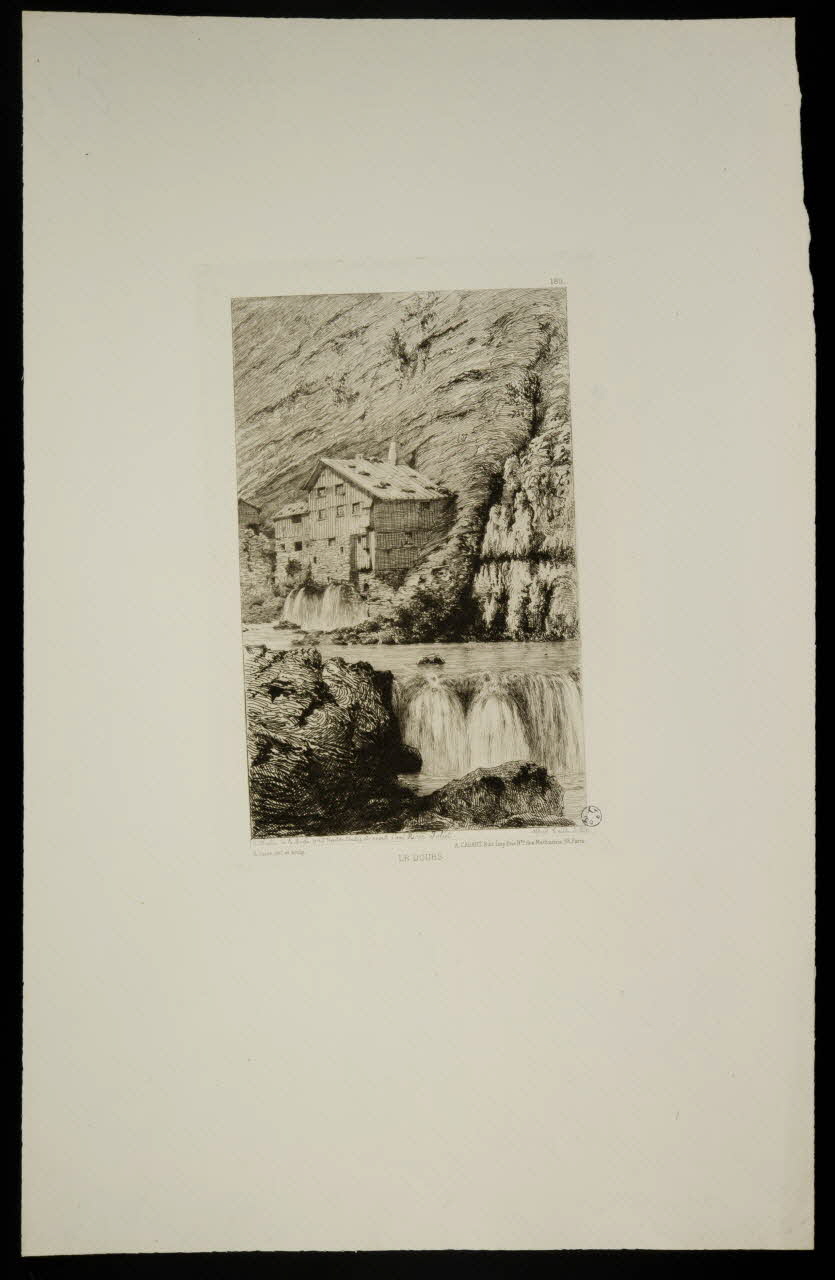 estampe LE DOUBS. 1949.31.199 Photo