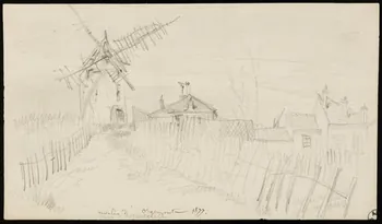 Michon H. dessin Moulin d'Orgemont 1877 1949.31.20 Photo