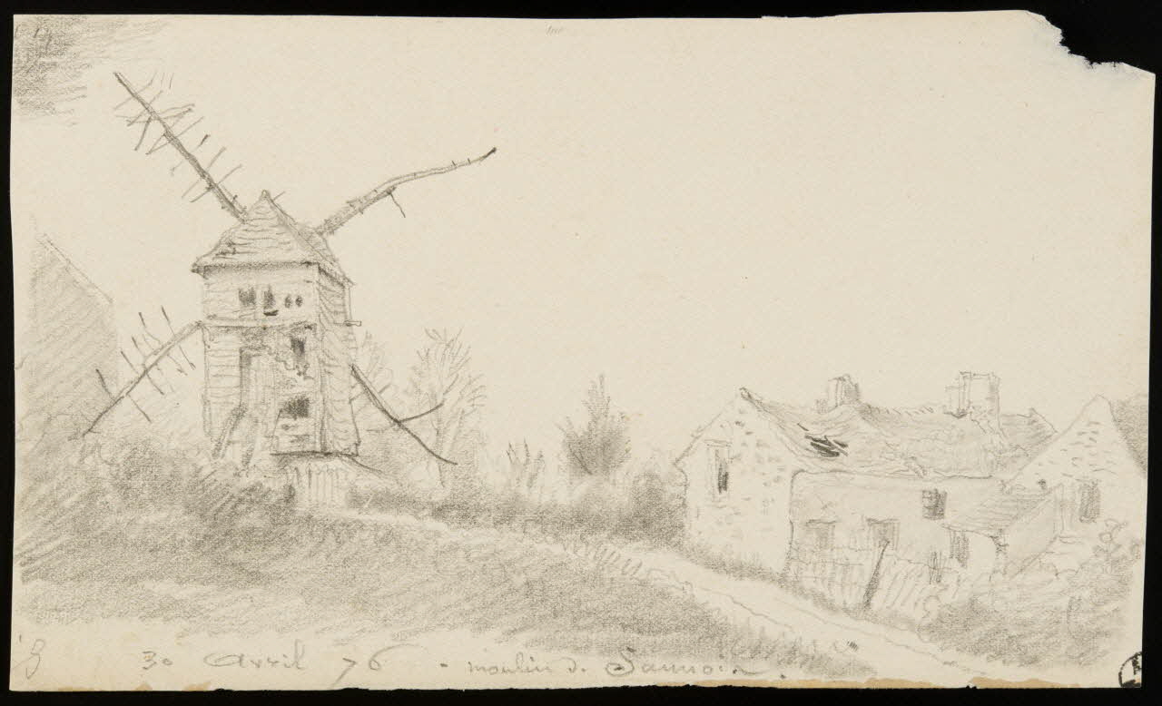 Michon H. dessin Moulin de Sannois 1876 1949.31.21 Photo