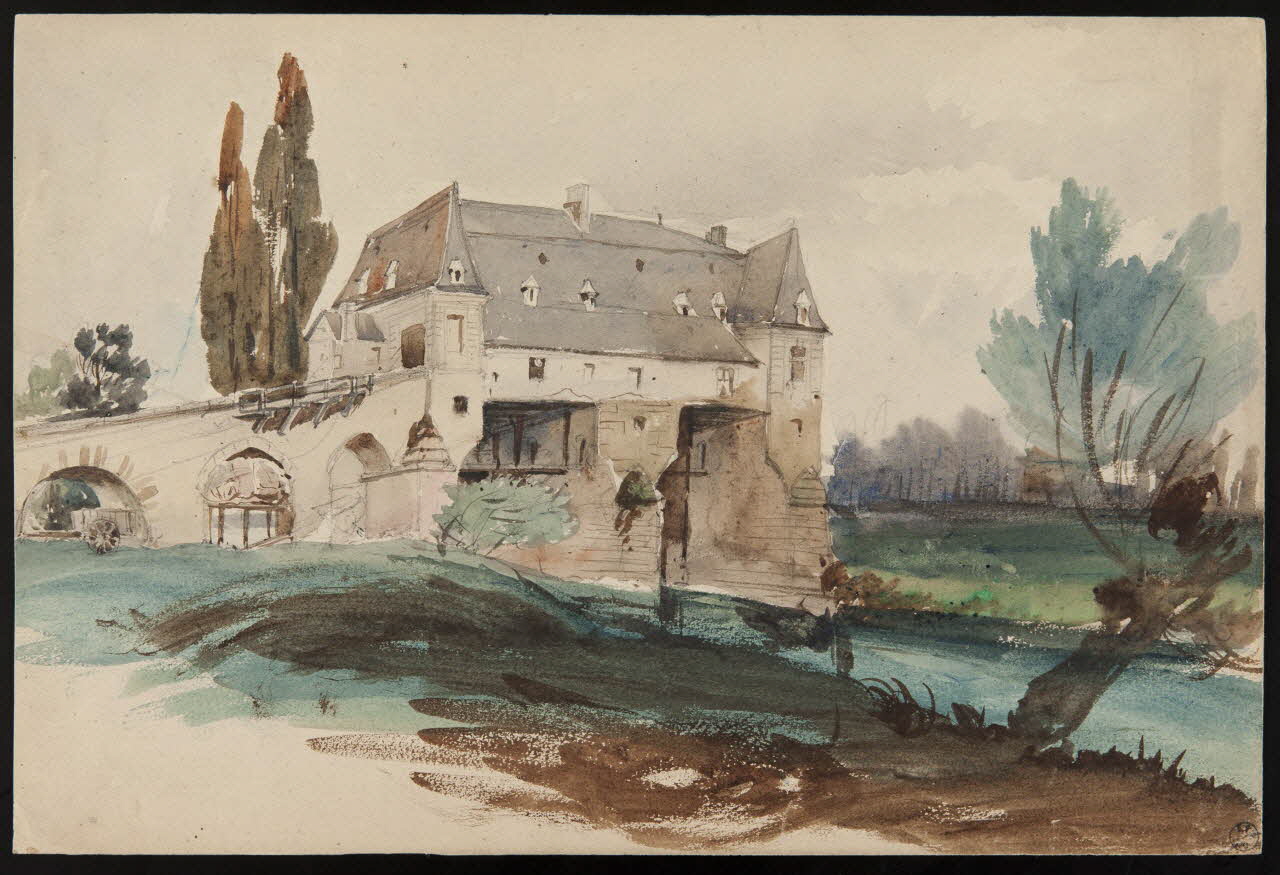 Michon H. dessin Moulin à Maisons-Laffitte 1845-1855 1949.31.22 Photo
