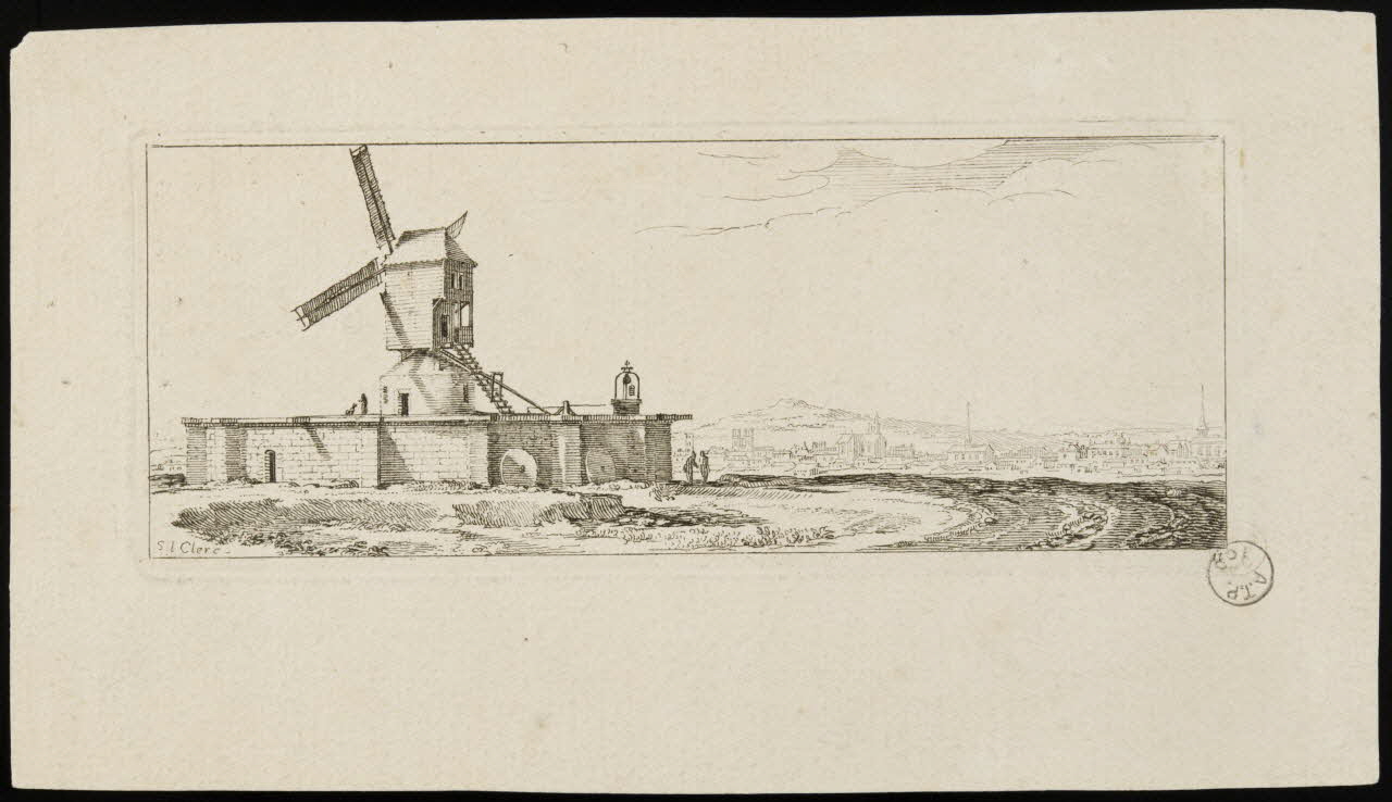 imagerie ancienne Moulin à vent 1949.31.227 Photo
