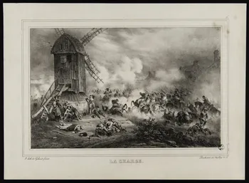 Hippolyte Bellangé ; Gihaut frères (imprimeur, libraire, estampe LA CHARGE. 1824-1834 1949.31.239 Photo