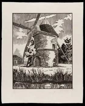 estampe Moulin de Gastins. S. & M. près de Nangis et de Rozoy-en-Brie 1949.31.242 Photo