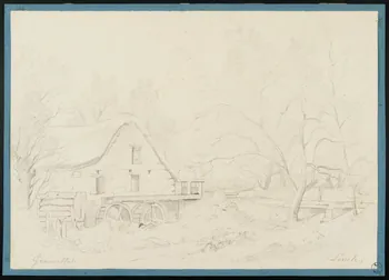 Loncle Emile dessin Moulin à Granville (Manche) 1871 1949.31.26  Photo
