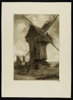 estampe Moulin à vent 1949.31.262  Photo