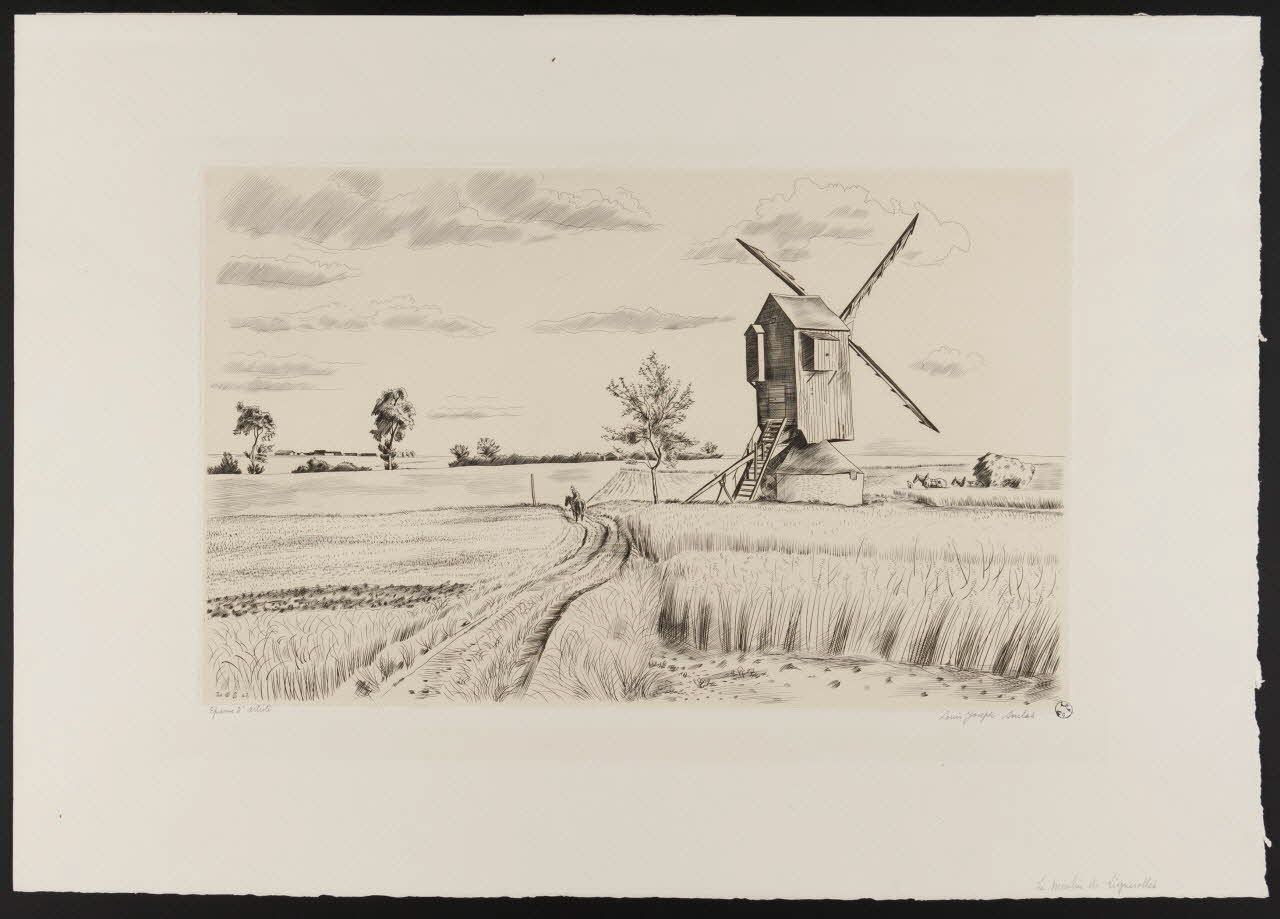 estampe Le moulin de Lignerolles 1949.31.271 Photo