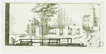 imagerie ancienne Moulin à eau 1949.31.273 Photo