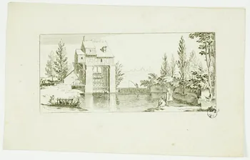 imagerie ancienne Moulin à eau 1949.31.274 Photo