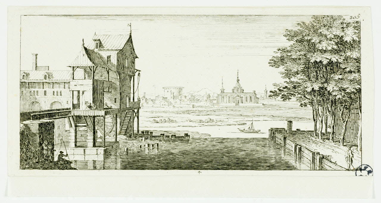 imagerie ancienne Moulin à eau 1949.31.283 Photo